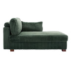Canapé méridienne droite – Coton flanelle, multicolore, 1–2 personnes