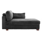 Canapé méridienne droite – Coton flanelle, multicolore, 1–2 personnes