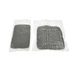 Canapé 3 places en velours côtelé beige/gris avec porte-gobelets et support de téléphone