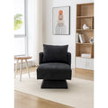 Fauteuil d'appoint pivotant à 360° – Velours, Multicolore, 1 place