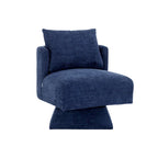Fauteuil d'appoint pivotant à 360° – Velours, Multicolore, 1 place