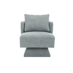 Fauteuil d'appoint pivotant à 360° – Velours, Multicolore, 1 place