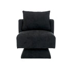 Fauteuil d'appoint pivotant à 360° – Velours, Multicolore, 1 place