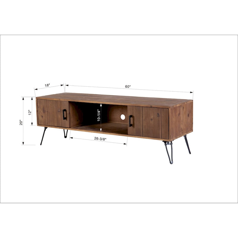 Meuble TV noir moderne avec 3 tiroirs, pour une personne