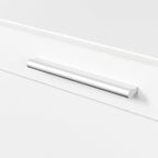 Meuble TV noir moderne avec 3 tiroirs, pour une personne