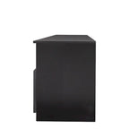 Meuble TV noir moderne avec 3 tiroirs, pour une personne