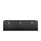 Meuble TV noir moderne avec 3 tiroirs, pour une personne