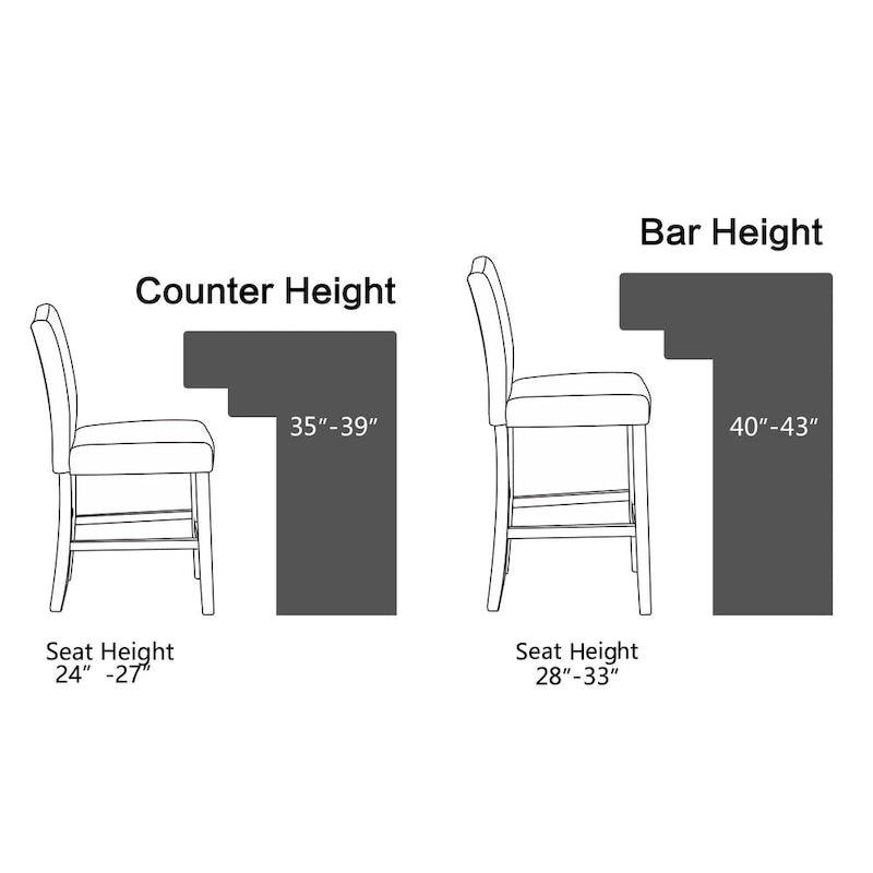 Tabouret de bar rembourré beige/gris/bleu clair, hauteur d'assise de 71 cm, lot de 2