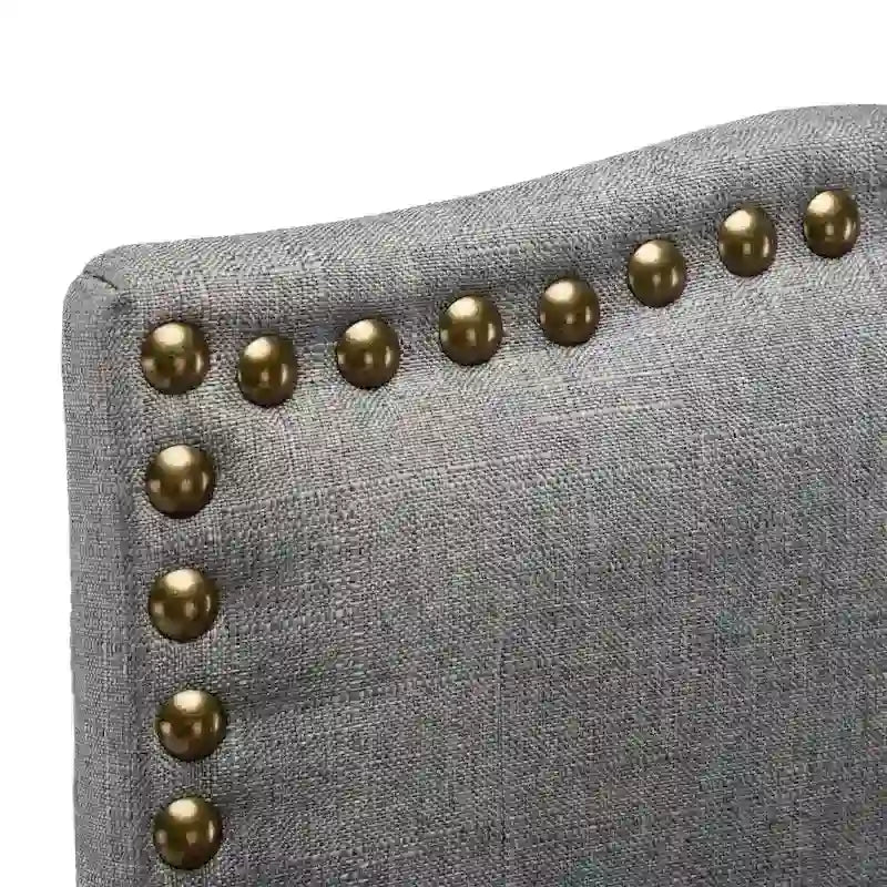 Tabouret de bar rembourré beige/gris/bleu clair, hauteur d'assise de 71 cm, lot de 2