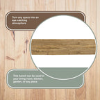 Banc en bois style nouille marron, 1 place