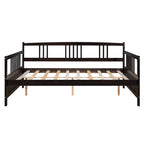 Lit de repos double avec rangement Espresso/blanc pour 1 personne