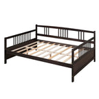 Lit de repos double avec rangement Espresso/blanc pour 1 personne
