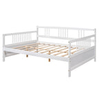Lit de repos double avec rangement Espresso/blanc pour 1 personne