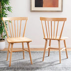 Chaise de salle à manger Spindle Farmhouse, plusieurs coloris, lot de 2