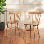 Chaise de salle à manger Spindle Farmhouse, plusieurs coloris, lot de 2