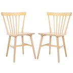 Chaise de salle à manger Spindle Farmhouse, plusieurs coloris, lot de 2