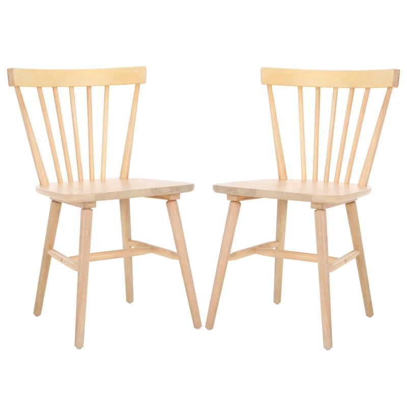 Chaise de salle à manger Spindle Farmhouse, plusieurs coloris, lot de 2