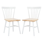 Chaise de salle à manger Spindle Farmhouse, plusieurs coloris, lot de 2