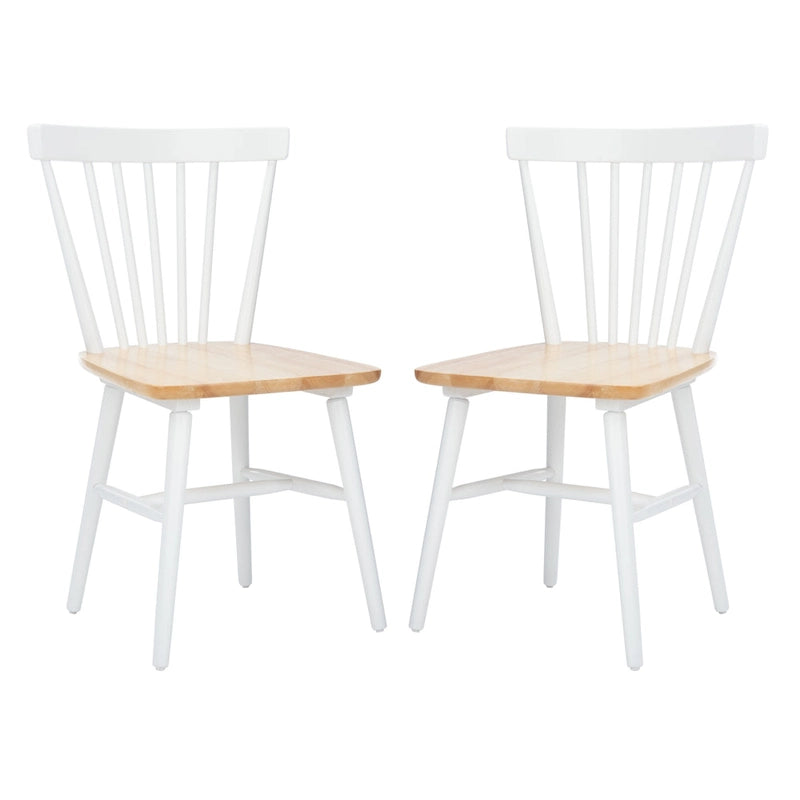 Chaise de salle à manger Spindle Farmhouse, plusieurs coloris, lot de 2