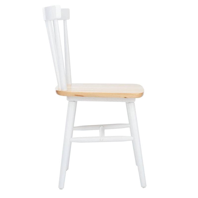 Chaise de salle à manger Spindle Farmhouse, plusieurs coloris, lot de 2