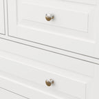 Armoire double miroir blanche, 2 personnes
