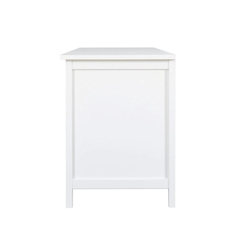Meuble TV rétro 180 cm vert/blanc/bleu – Convient aux TV jusqu'à 70 pouces