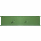 Meuble TV rétro 180 cm vert/blanc/bleu – Convient aux TV jusqu'à 70 pouces