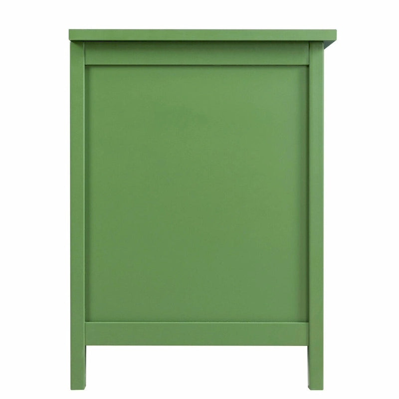 Meuble TV rétro 180 cm vert/blanc/bleu – Convient aux TV jusqu'à 70 pouces