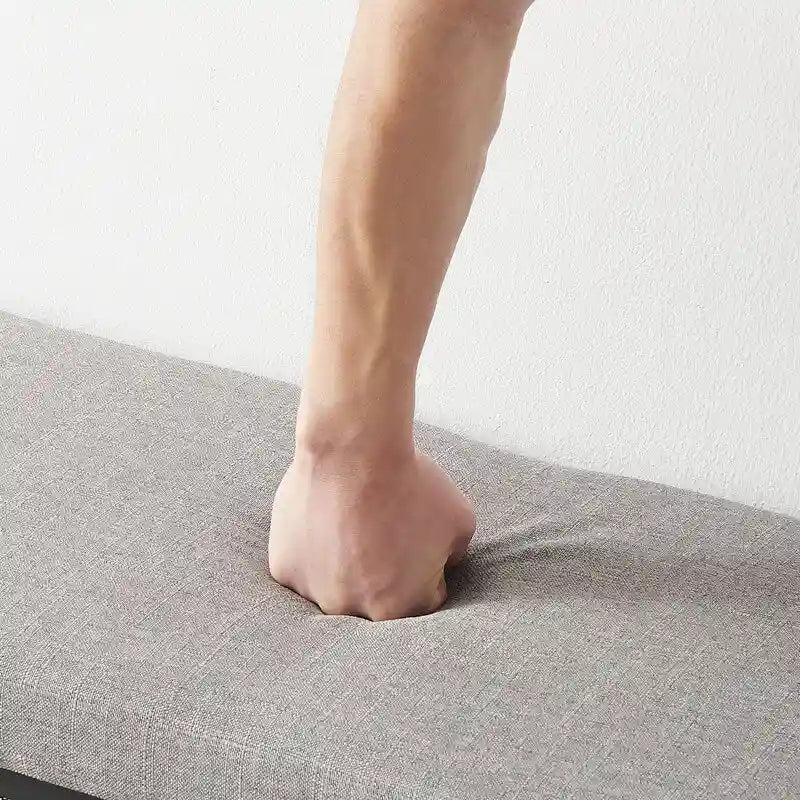 Banc de rangement pour chaussures en métal doré, style moderne, siège 1 personne