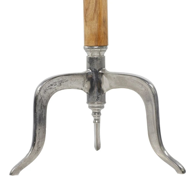 Porte-manteau sur pied, Or / Argent, Style trépied