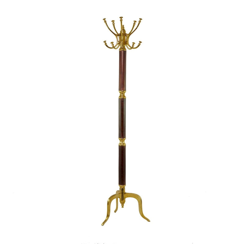 Porte-manteau sur pied, Or / Argent, Style trépied