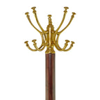 Porte-manteau sur pied, Or / Argent, Style trépied