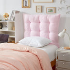 Tête de lit capitonnée – Multicolore, lit simple/très grand lit simple, 1 personne