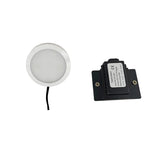 Structure de lit de repos d'angle en pin blanc avec rangement, LED et USB – Lit simple/double, 1 place