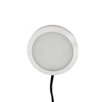 Structure de lit de repos d'angle en pin blanc avec rangement, LED et USB – Lit simple/double, 1 place